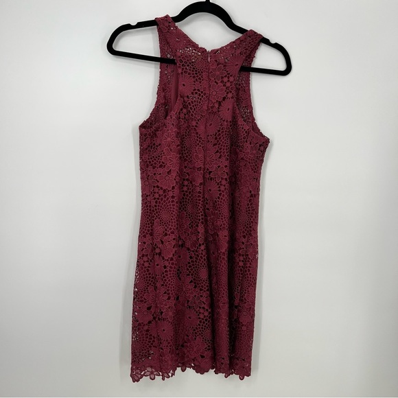 NWT WAYF Randy Floral Lace Embroidered Sleeveless Racerback Mini Dress S - Picture 9 of 10